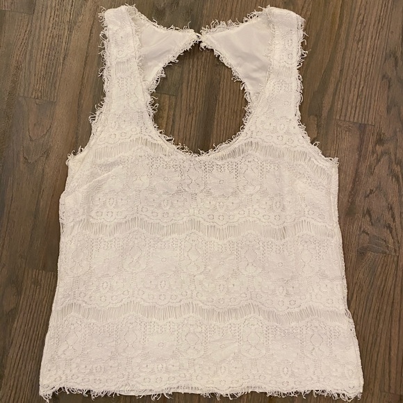 Dolce Vita White Lace Top Size XS - Picture 1 of 6